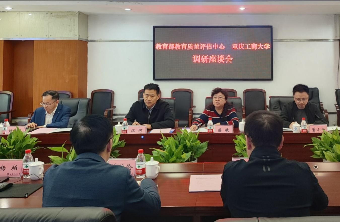 教育部教育质量评估中心来我校调研评估工作