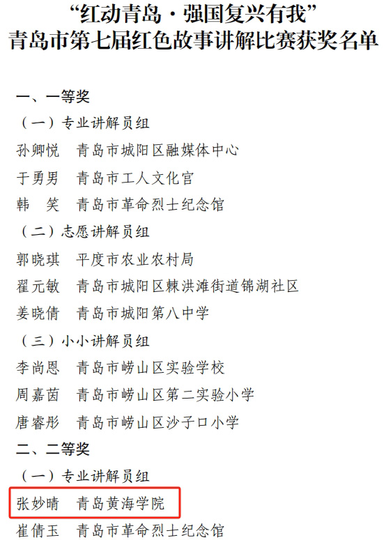 奖项+3！我校学子在第七届红色故事讲解比赛和“思政微课堂”宣讲比赛中获佳绩